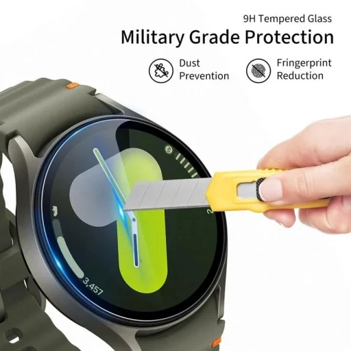 Edzett üveg Tech-protect Glass Fit+ 2-pack Samsung Galaxy Watch 8 (40 mm) Átlátszó üvegfólia - 2
