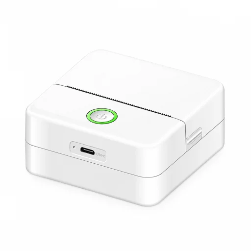 Setty Mini tepelná tlačiareň bluetooth DT1-0 biela, kompatibilná s e-dokladmi (iOS/Android) - 2