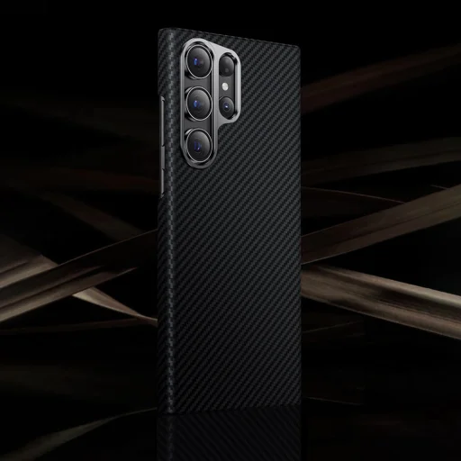 Samsung Galaxy S24 Ultra - Techsuit - Aramid Szálas MagSafe - Fekete tok - 3