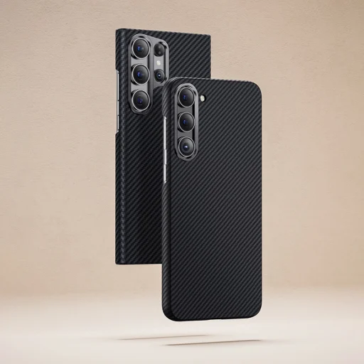 Samsung Galaxy S24 Ultra - Techsuit - Aramid Szálas MagSafe - Fekete tok - 5