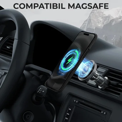  Apple iPhone 17 Pro Max Fekete Techsuit Aramid Szálas MagSafe Tok - 5