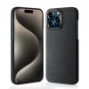 iPhone 15 Pro Max - Aramid Szálas MagSafe Tok - Fekete tok thumbnail