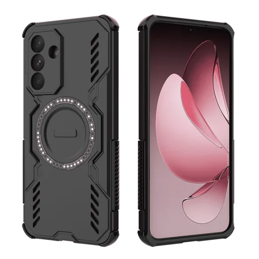  Samsung Galaxy A56 5G Fekete Techsuit ArmorMag tok - 2