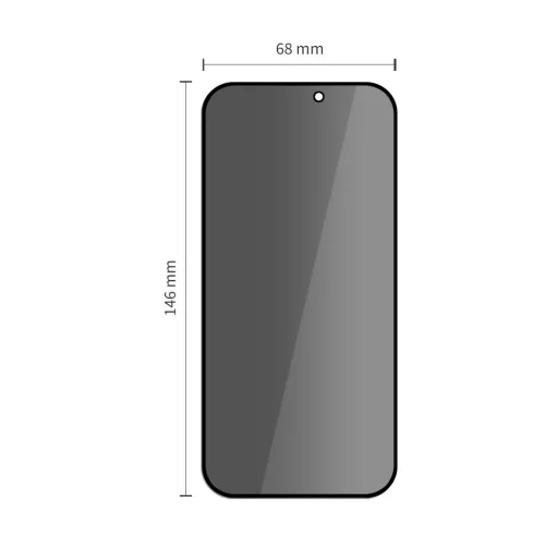 Tech-protect Quick Set Spy+ 2-darabos iPhone 16 Pro privát üvegfólia - 3