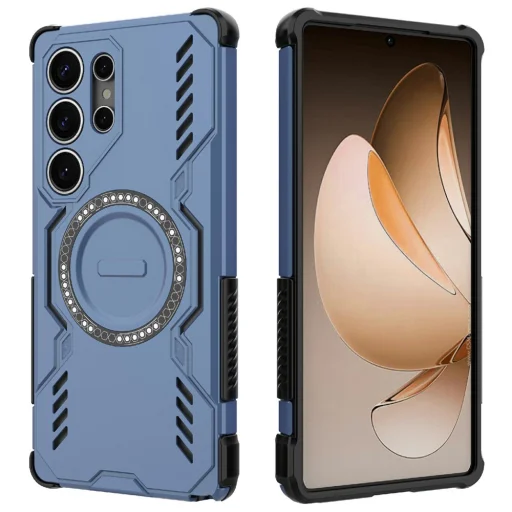  Samsung Galaxy S25 Ultra Kék Techsuit ArmorMag tok - 2