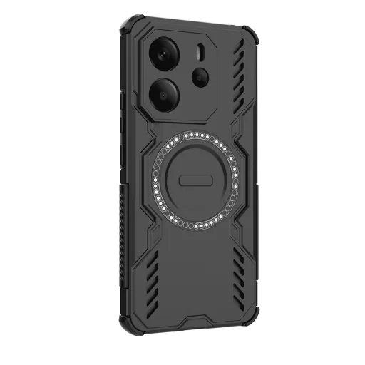 Techsuit - ArmorMag tok - Xiaomi Redmi Note 14 4G (Regionális) - Fekete. - 4