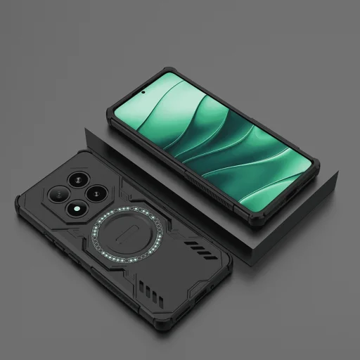 Xiaomi Redmi Note 14 Pro 4G - Techsuit ArmorMag tok - Fekete. - 6