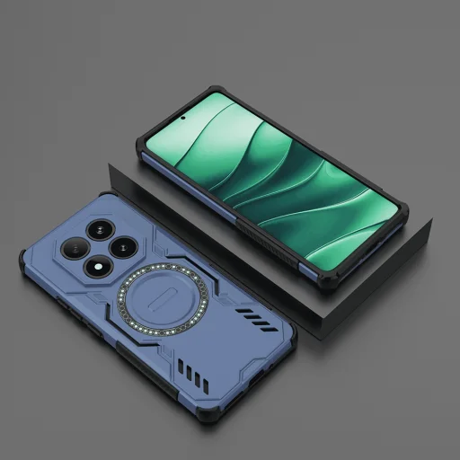 Techsuit - ArmorMag Tok - Xiaomi Redmi Note 14 Pro 4G - Kék tok - 6