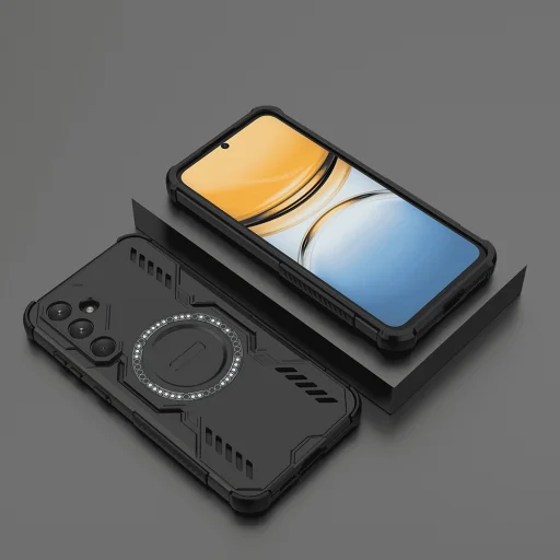 Samsung Galaxy A55 5G - ArmorMag Tok - Techsuit - Fekete tok - 6