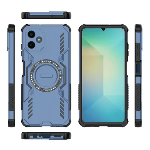  Samsung Galaxy A06 Kék Techsuit ArmorMag tok - 4