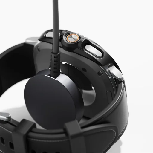 Ringke Slim 2-darabos Galaxy Watch 8 Classic (46 mm) Átlátszó és Matt Fekete - 2