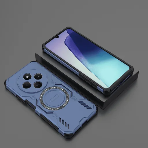 Xiaomi Redmi 14C / Poco C75 Tok - Techsuit - ArmorMag - Kék tok - 6