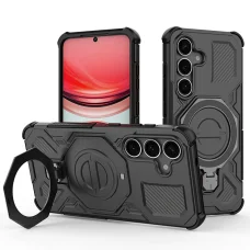 Samsung Galaxy S25 Plus - Techsuit - Carbon Shield PRO - Fekete. tok