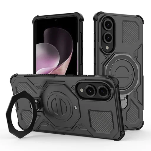 Samsung Galaxy S25 Edge - Techsuit - Carbon Shield PRO - Fekete. tok - 1