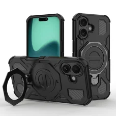  iPhone 17 Fekete Techsuit Carbon Shield PRO tok