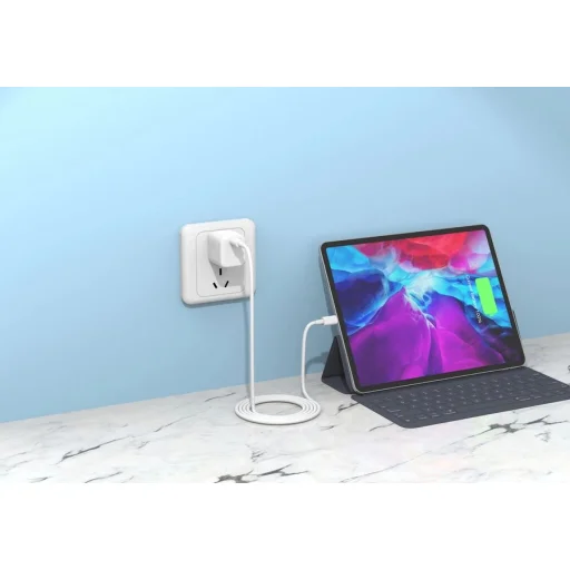 JELLICO kábel B1 USB-C - USB-C PD 60W 1M Fehér - 4