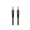 JELLICO kábel B21 JACK 3.5MM - JACK 3.5MM 1.2M Fekete thumbnail