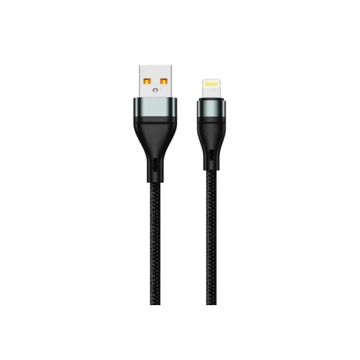 JELLICO kábel B16 Lightning 3.1A 1M Fekete - 3