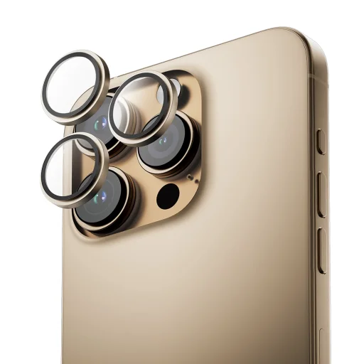 ANANK - AR lencsevédő - iPhone 16 Pro / iPhone 16 Pro Max - Sivatagi Arany üvegfólia - 2