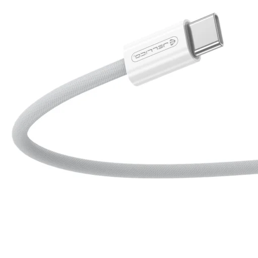 JELLICO kábel IP15 USB-C - USB-C PD 60W 1M Fehér - 4