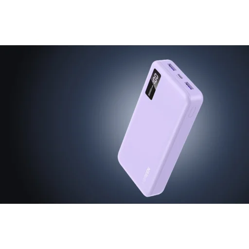 Ugreen PB312 20000mAh Powerbank, 2x USB + USB-C, 20W (Lila) - 6