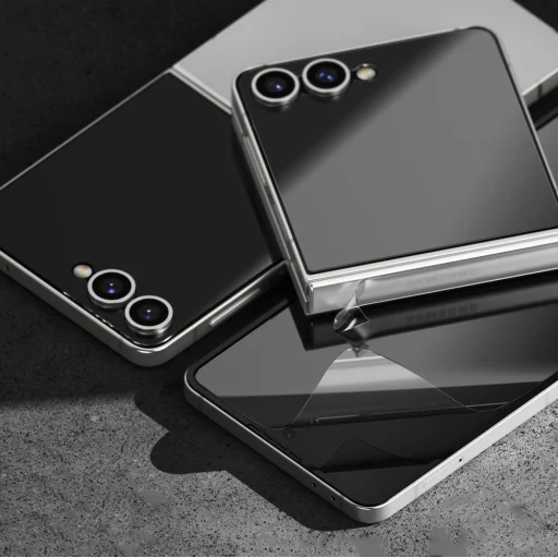  Galaxy Z Flip 7 Átlátszó Ringke 3 az 1-ben Protector Pro 2-szett üvegfólia - 4