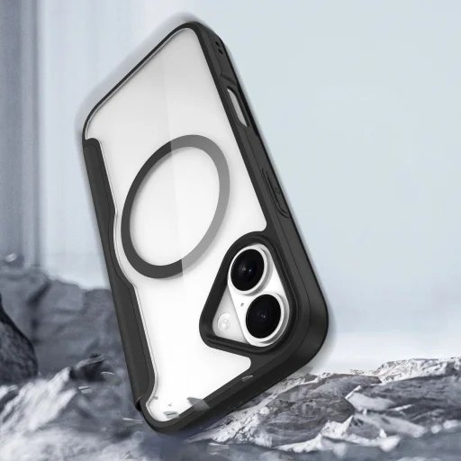  iPhone 17 Fekete Dux Ducis Skin X Pro tok pénztárcával, MagSafe kompatibilis - 12