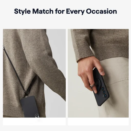 iPhone 16 - Techsuit - Aramid szálas MagSafe tok - Fekete - 5