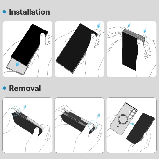 iPhone 16 - Techsuit - Aramid szálas MagSafe tok - Fekete - 6