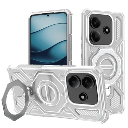 Xiaomi Redmi Note 14 5G - Techsuit - Carbon Shield PRO - Fehér Átlátszó. tok - 1