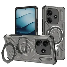 Xiaomi Redmi Note 14 5G - Techsuit - Carbon Shield PRO - Füstfekete tok