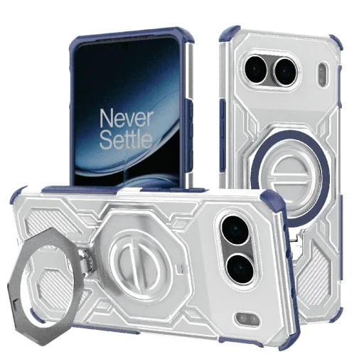 Telefon tok - Techsuit - Carbon Shield PRO - OnePlus Nord 4 - Kék Áttetsző - 1