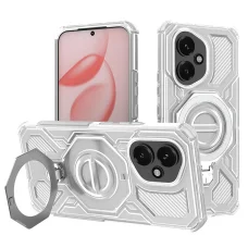  Honor 400 Átlátszó Fehér Techsuit Carbon Shield PRO tok