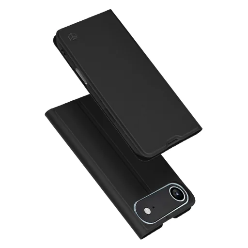  Apple iPhone 17 Air Fekete Techsuit Magskin Book tok - 1