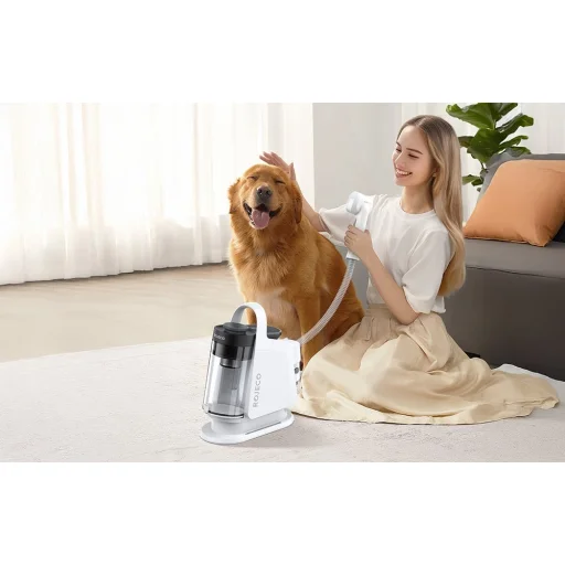 Rojeco 4 az 1-ben multifunkcionális kisállat szőrvágó (fehér) - 6