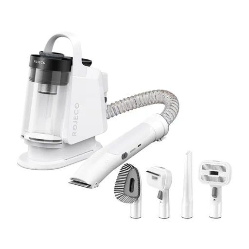 Rojeco 4 az 1-ben multifunkcionális kisállat szőrvágó (fehér) - 1