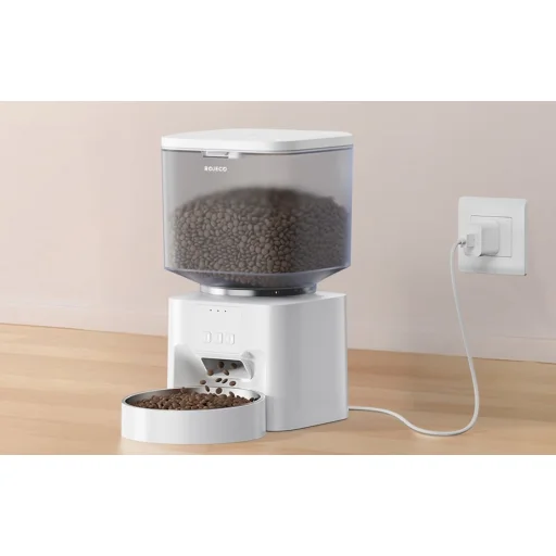 Rojeco 4.5L Automata kisállat etető WiFi verzió fehér - 7