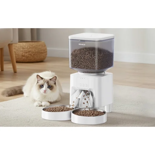 Rojeco 4,5L Automata Kisállat Etető WiFi Verzió Dou - 6