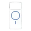  iPhone 17 Pro Max világoskék Drop Glue színes gyűrűs Mag Cover (teljes gyűrű) kompatibilis MagSafe tok thumbnail