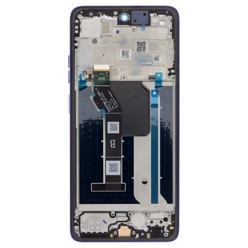 Motorola G56 LCD Kijelző + Érintőpanel + Előlapi Borítás Ragyogó Kék (Szervíz csomag) - 2