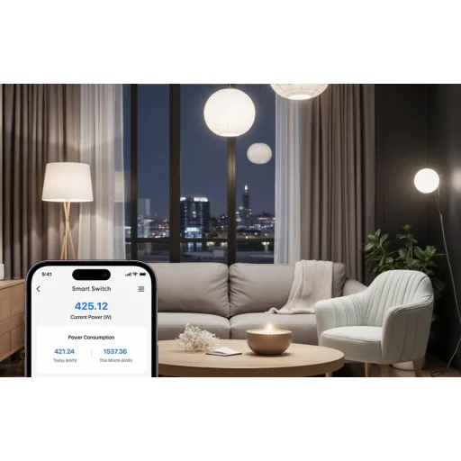 Smart W i-Fi In-W all Switch Meross MSS815MA-UN 1 Pack - 7