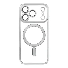  iPhone 17 Pro Ezüst ELECTRO MAG COVER tok, kompatibilis MagSafe-fel (teljes gyűrű)