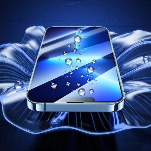 HOCO edzett üveg HD 5D Guardian shield (10 az 1-ben készlet) - iPhone 13 / 13 Pro / 14 / 16e fekete üvegfólia (G14) - 7