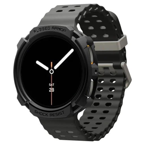  Samsung Galaxy Watch 8 (44 Mm) Matt Fekete Spigen Rugged Armor tok - 3