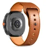 Tech-protect Leatherfit Samsung Galaxy Watch 8 / Classic (40 / 44 / 46 mm) barna óraszíj thumbnail