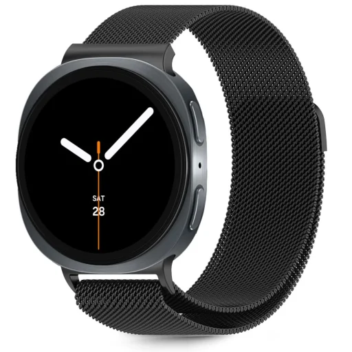 Tech-protect Milaneseband Samsung Galaxy Watch 8 / Classic (40 / 44 / 46 mm) Fekete óraszíj - 3