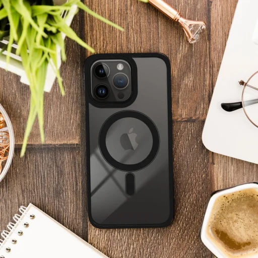 COLOR EDGE MAG COVER tok kompatibilis MagSafe technológiával IPHONE 14 Plus-hoz fekete - 5