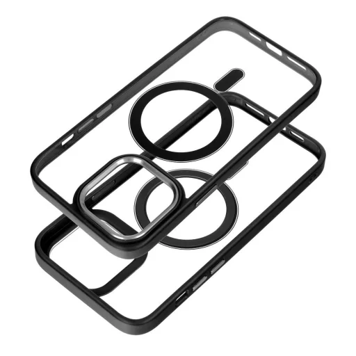 iPhone 17 Air fekete MagSafe kompatibilis Color Edge Mag tok - 3