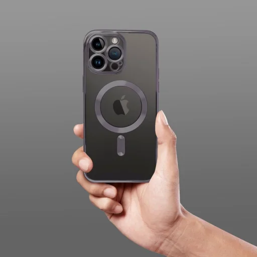 ELECTRO MAG COVER tok kompatibilis MagSafe-fel IPHONE 16 Plus fekete - 5