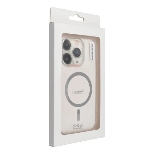 Színes Gyűrűs Drop Glue Mag Tok kompatibilis MagSafe-fel IPHONE 16 PRO-hoz, szürke tok - 4